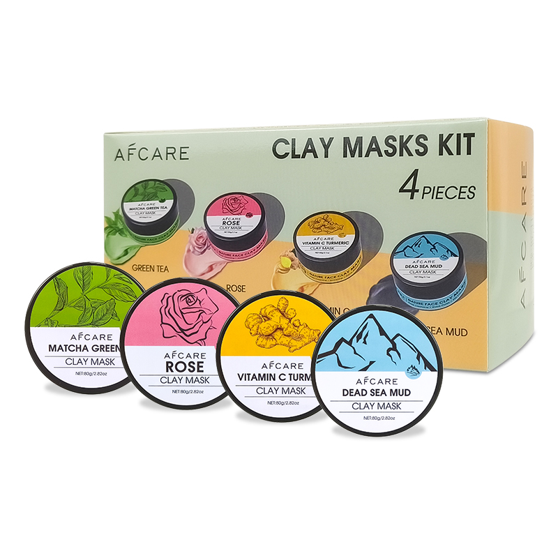 4-delige kleimaskerset - Kurku - Green Tea Cleansing Clay Mask recensie en prijs
