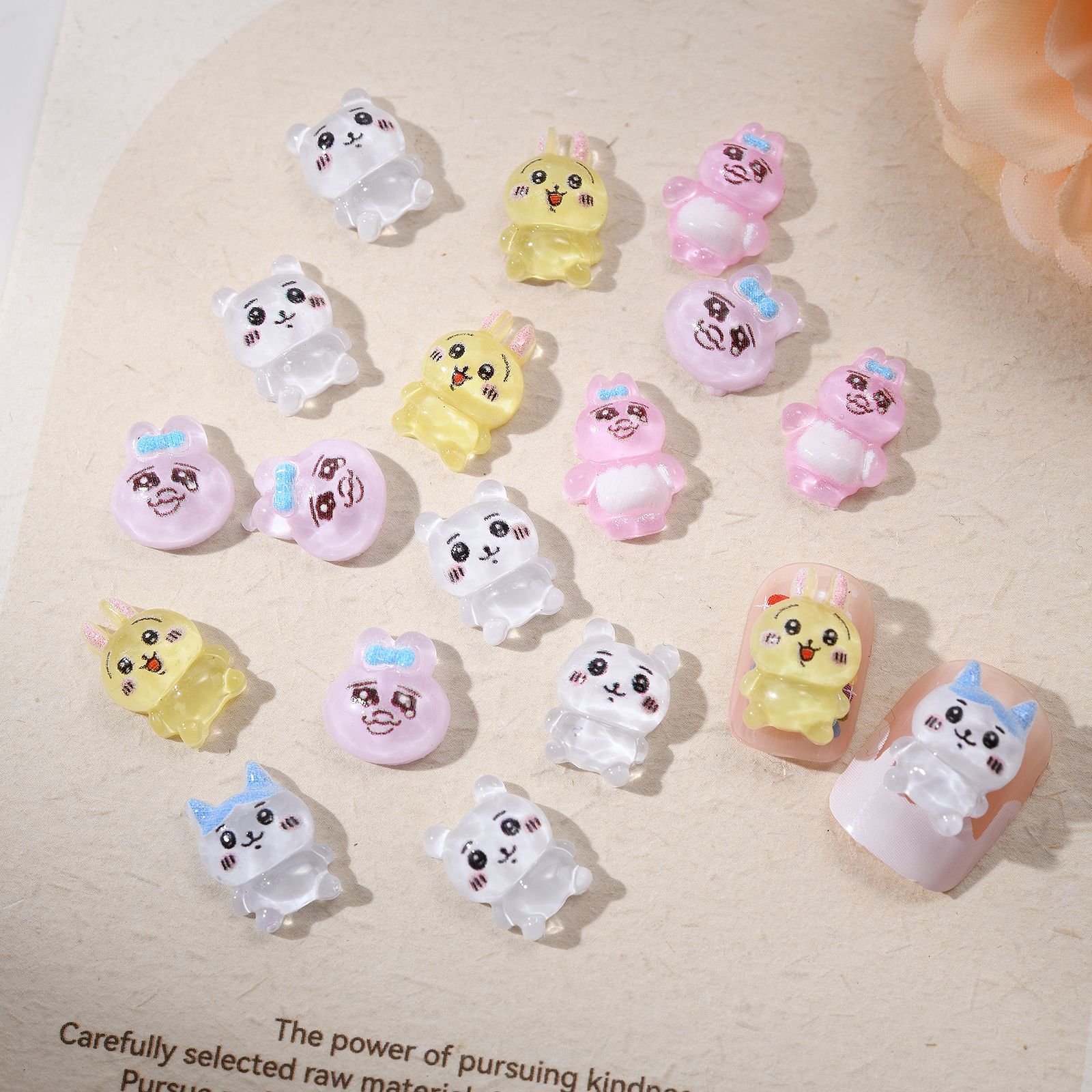 100 stuks Cartoon forchiikawa  - Nail Art recensie en prijs