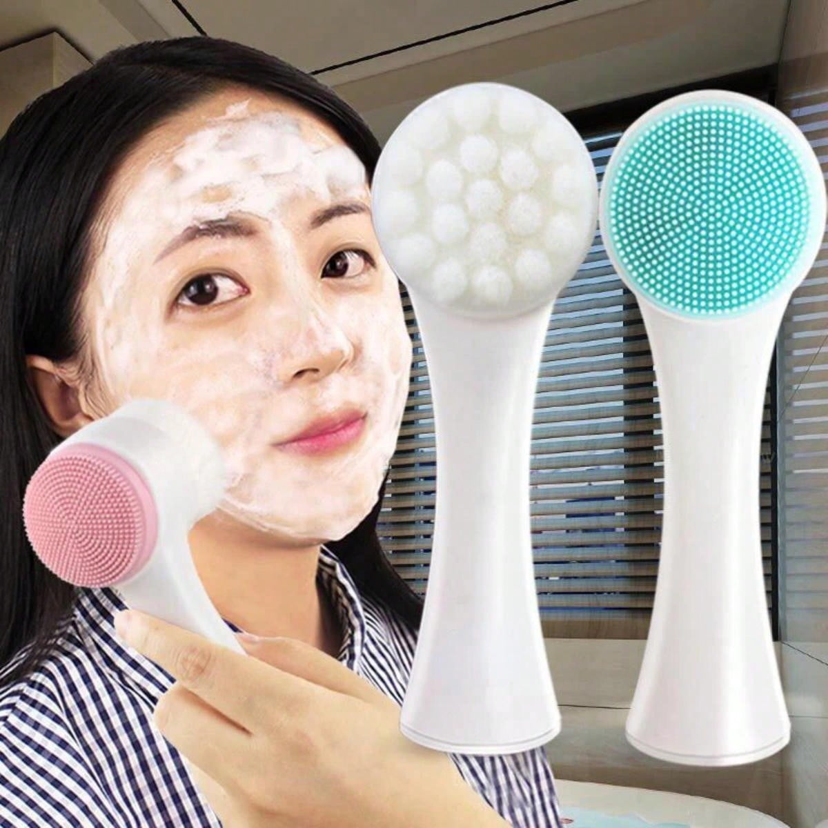 Dubbelzijdige gezichtsreiniger - Silicone Face Scrubber Electric recensie en prijs